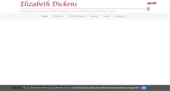 Desktop Screenshot of elizabethdickensveils.co.uk