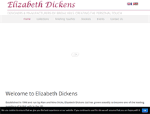 Tablet Screenshot of elizabethdickensveils.co.uk